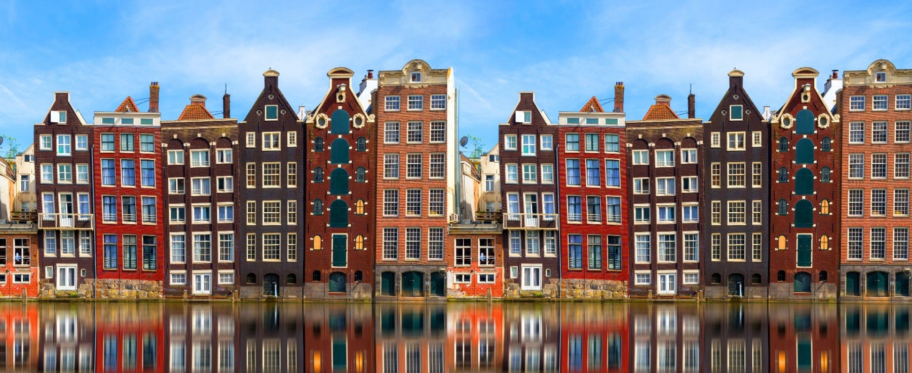 woman looking at office buildings